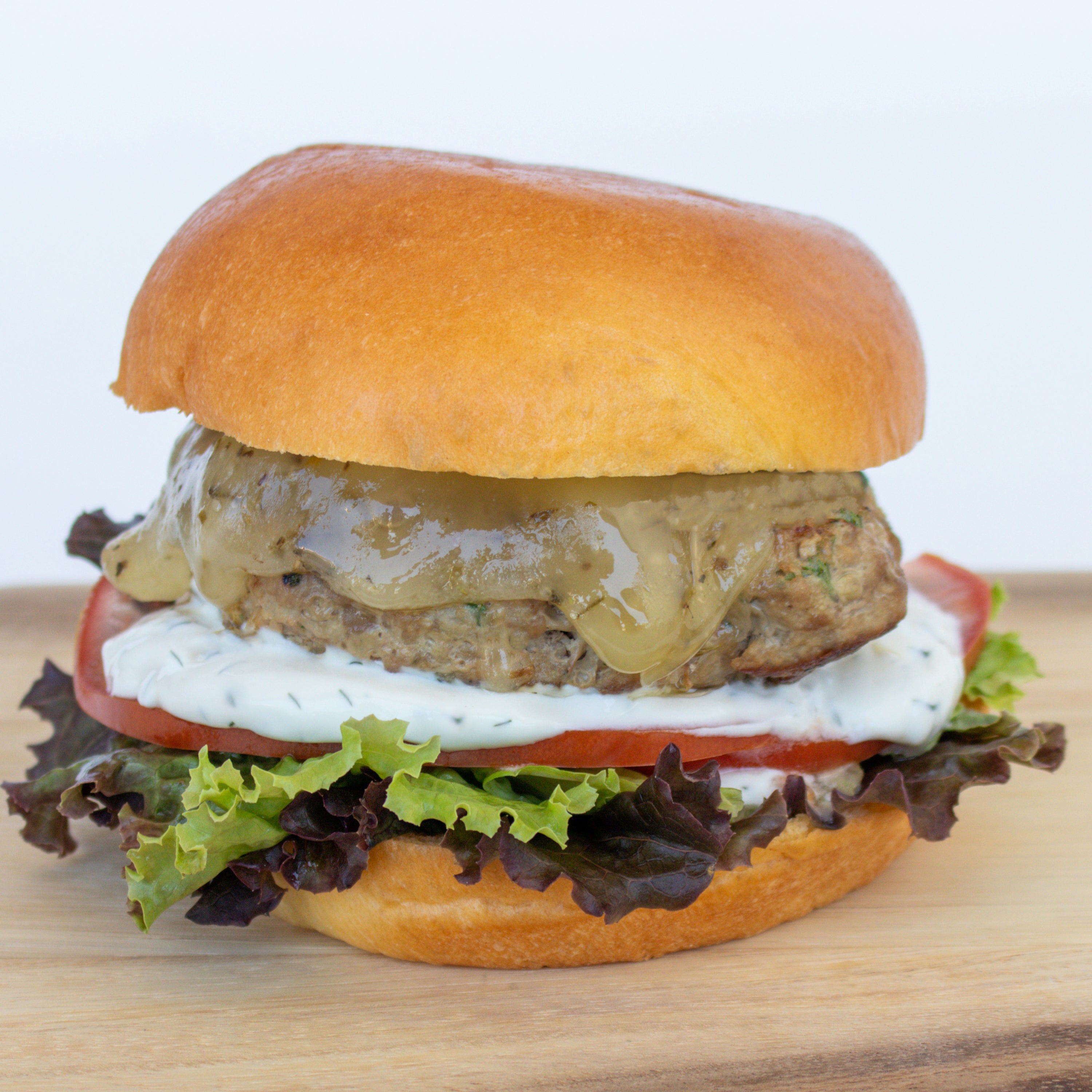 Mediterranean Turkey Burger with TomaProvence