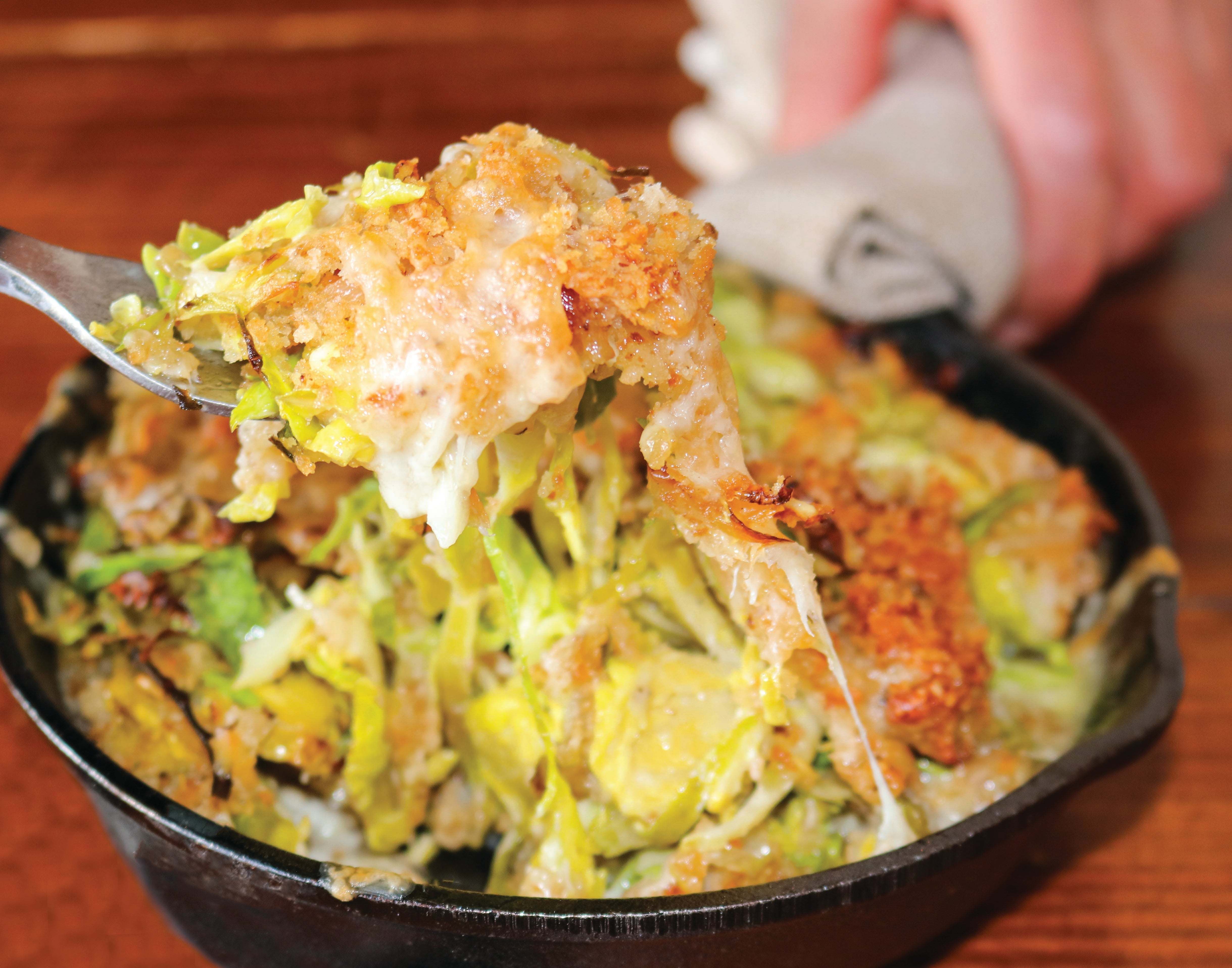 TomaTruffle + Brussel Sprout Gratin