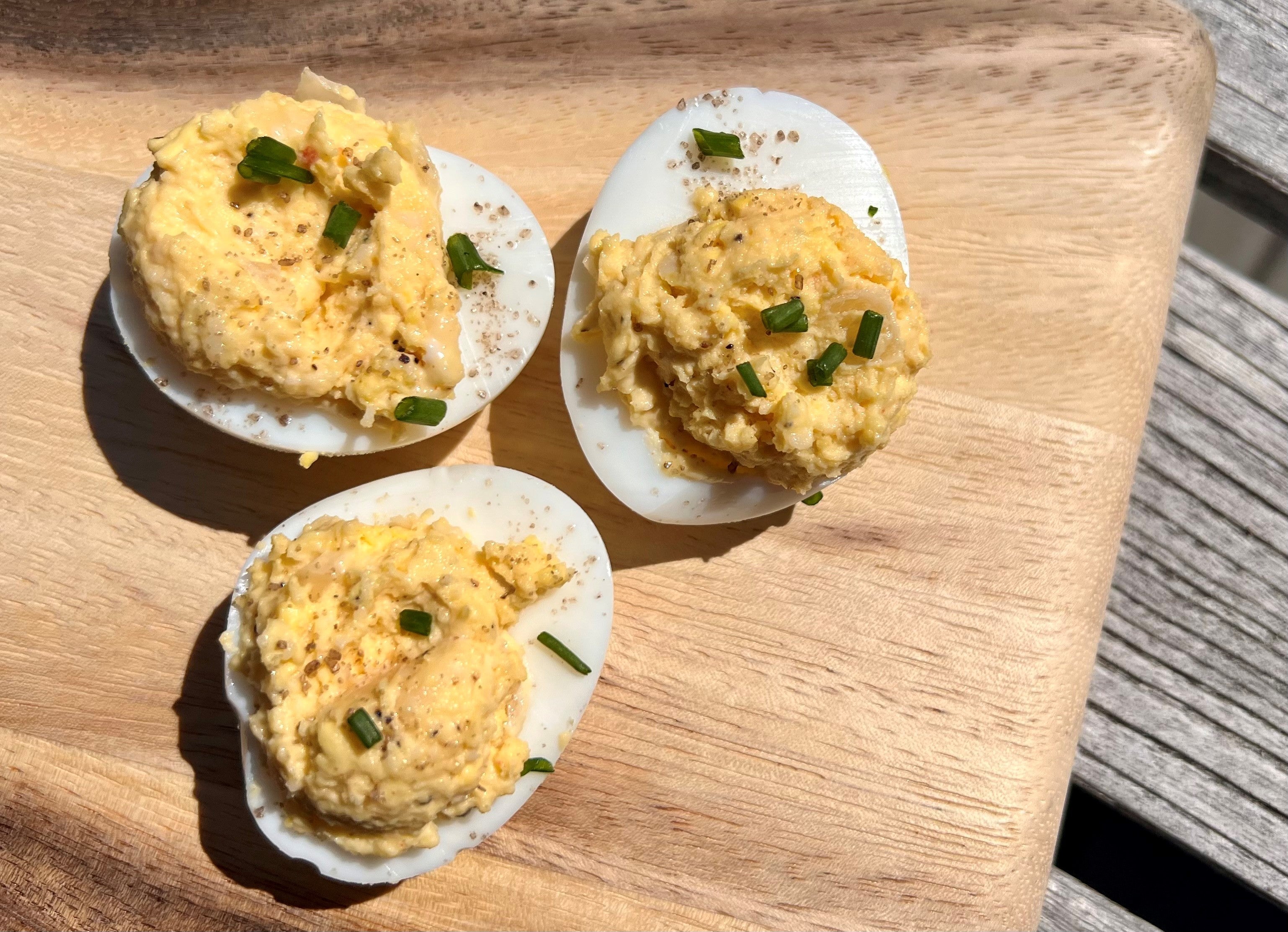 Pimento Cheese Deviled Eggs