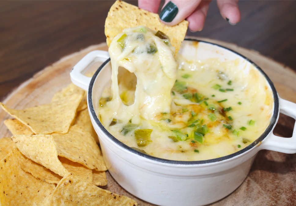 Toma Fundido with Poblano Peppers 