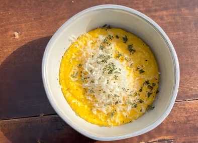 Pumpkin Polenta with Aged Gouda & Sage