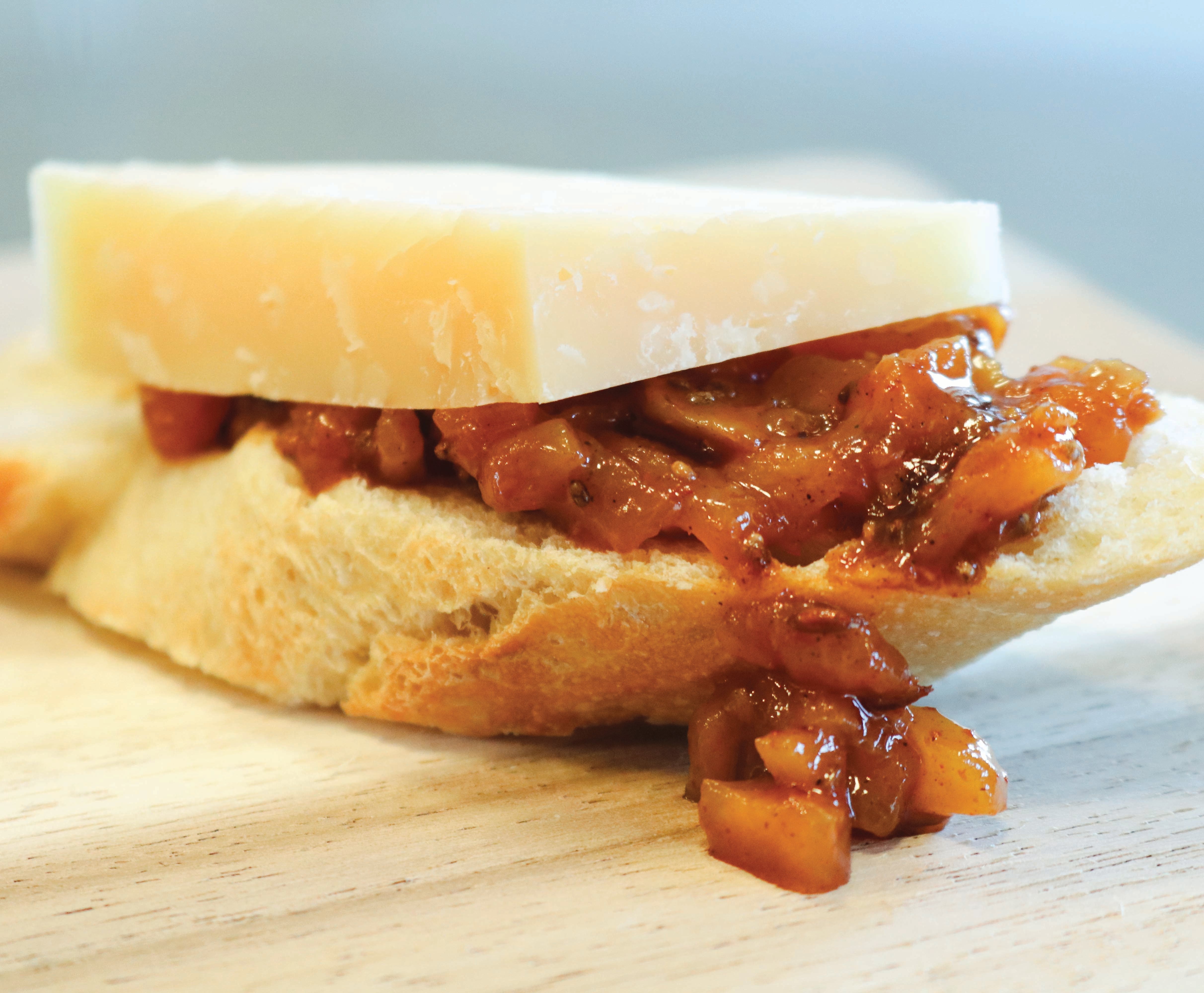 Stonefruit Chutney with Point Reyes Aged Gouda