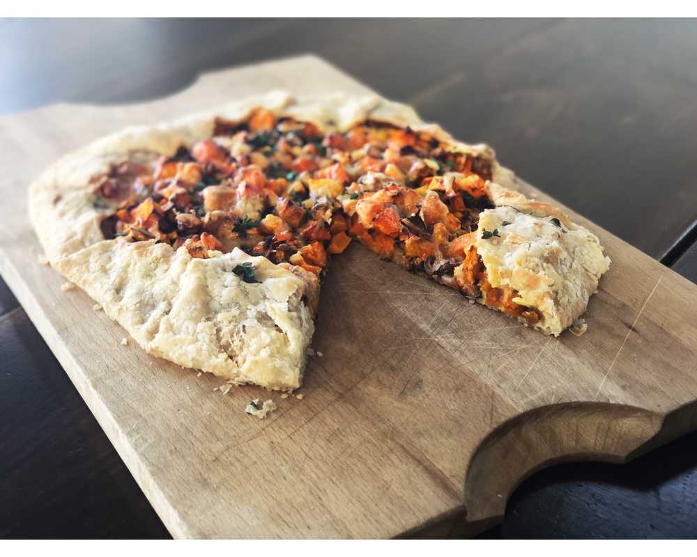 Butternut Squash Galette with Toma 