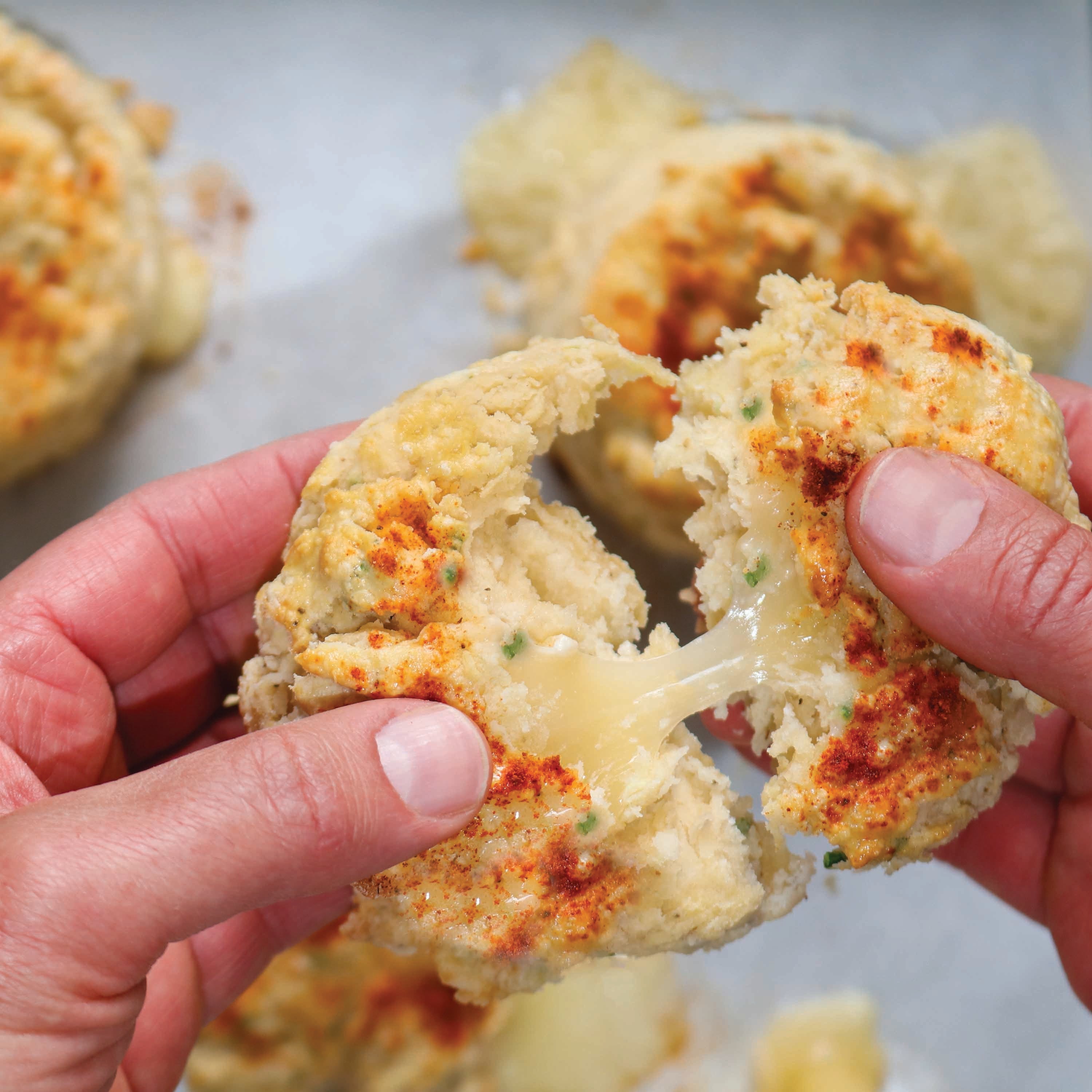 Lizzie’s Toma and Chive Scones